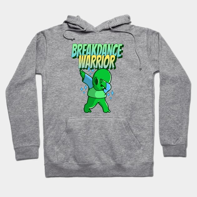 Alien Dab Attack: Breakdance Warrior Hoodie by Life2LiveDesign